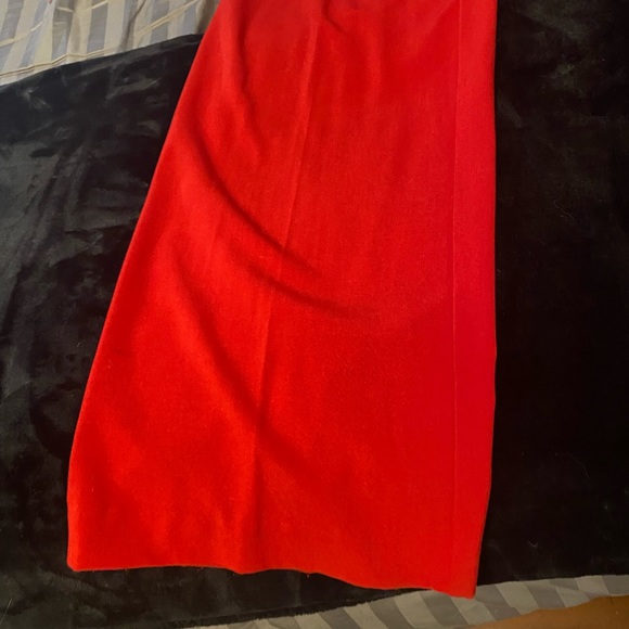 Red Wide Leg Tall Pants - Picture 3 of 3